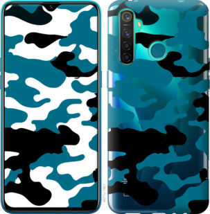 

Чохол Камуфляж прозорий фон на Realme 5 Pro 923034