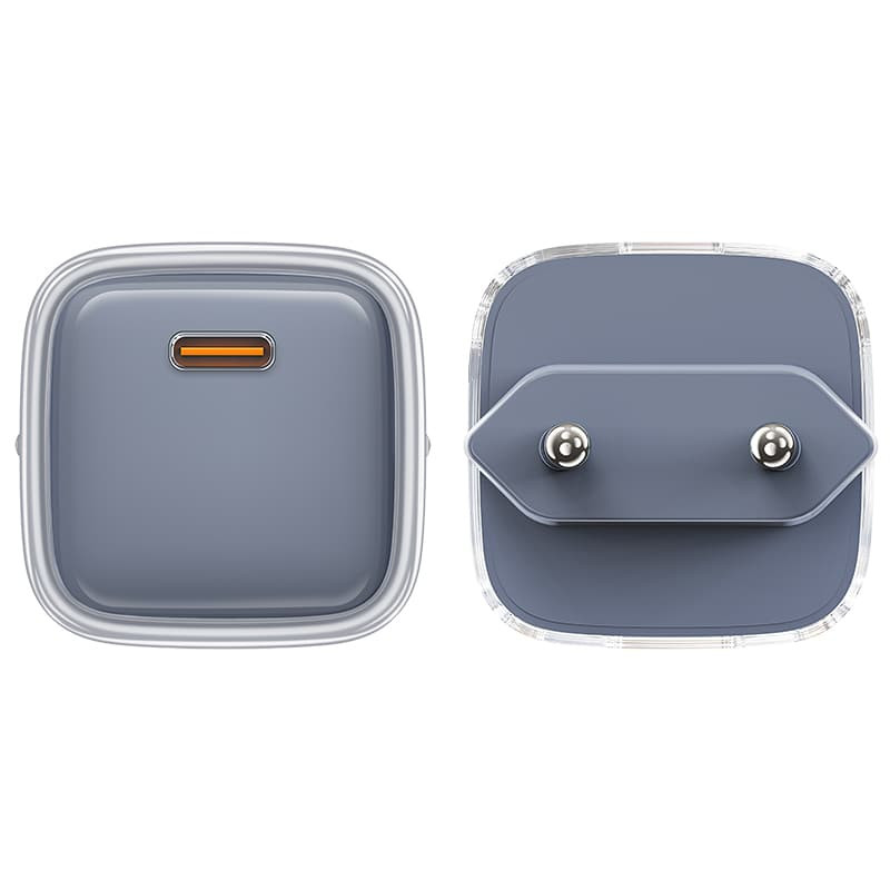 Фото СЗУ Acefast A53 Sparkling series PD30W GaN (1USB-C) (Mica gray) в магазине vchehle.ua