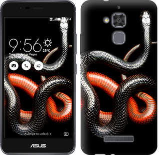 

Чехол Красно-черная змея на черном фоне для Asus Zenfone 3 Max ZC520TL 482297