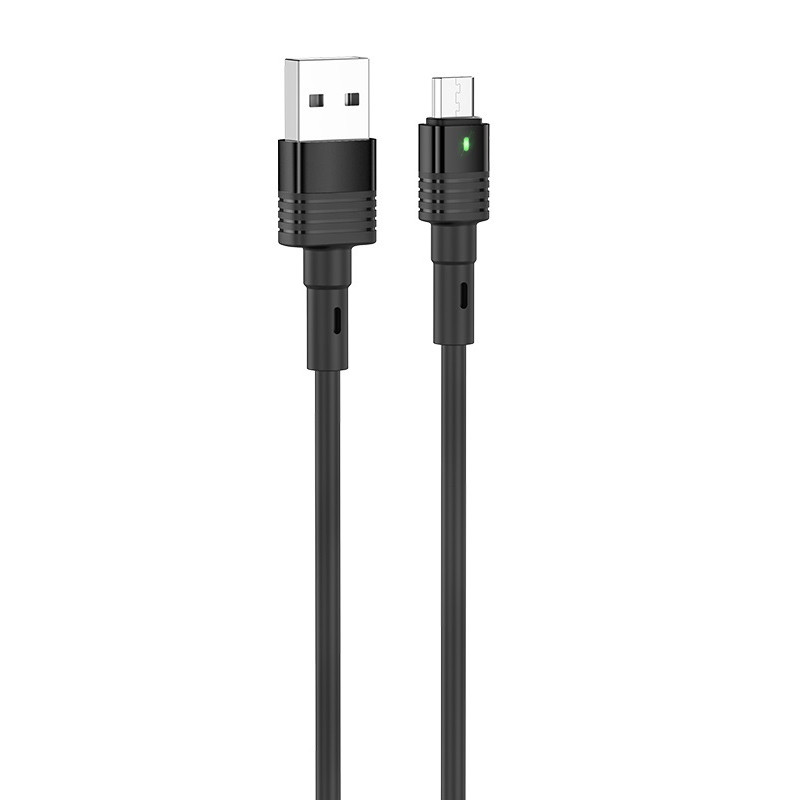 

Дата кабель Hoco U82 "Cool grace" MicroUSB (1.2 m) (Черный) 1059051