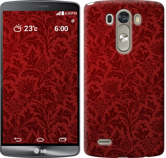 

Чохол Чохол цвета бордо для LG D856 Dual G3 649942