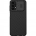 Карбоновая накладка Nillkin Camshield (шторка на камеру) для Samsung Galaxy A13 4G (Черный / Black)