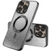 TPU чохол Delight case with Magnetic Safe з захисними лінзами на камеру на Apple iPhone 12 Pro Max (6.7") (Чорний / Black)