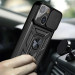 Фото Ударопрочный чехол Camshield Serge Ring для Apple iPhone 13 (6.1") (Черный) на vchehle.ua