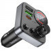 Фото АЗП FM модулятор Hoco E86 Alegria PD30W+QC3.0 48W (2USB-A/1C) (Black) на vchehle.ua
