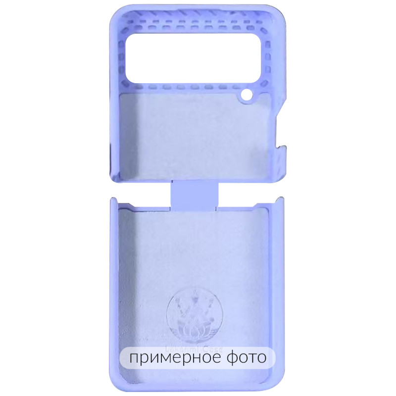Фото Чехол Foldables Silicone Cover Lakshmi (AAA) для Samsung Galaxy Z Flip4 (Сиреневый / Dasheen) на vchehle.ua