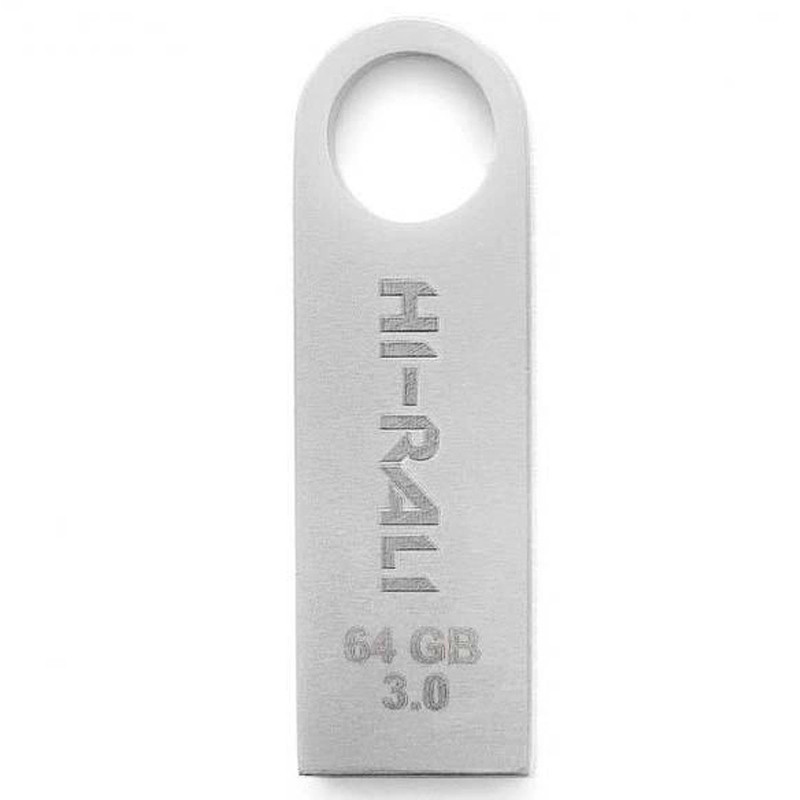 Фото Флеш-накопитель Hi-Rali Shuttle USB 3.0 Серебряная серия — 64GB (Серебряный) на vchehle.ua