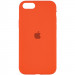 Чохол Silicone Case Full Protective (AA) на Apple iPhone SE (2020) (Помаранчевий / Kumquat)