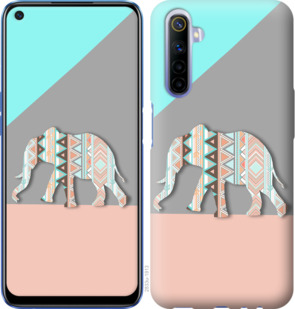 

Чохол Візерунчастий слон на Realme 6 921406