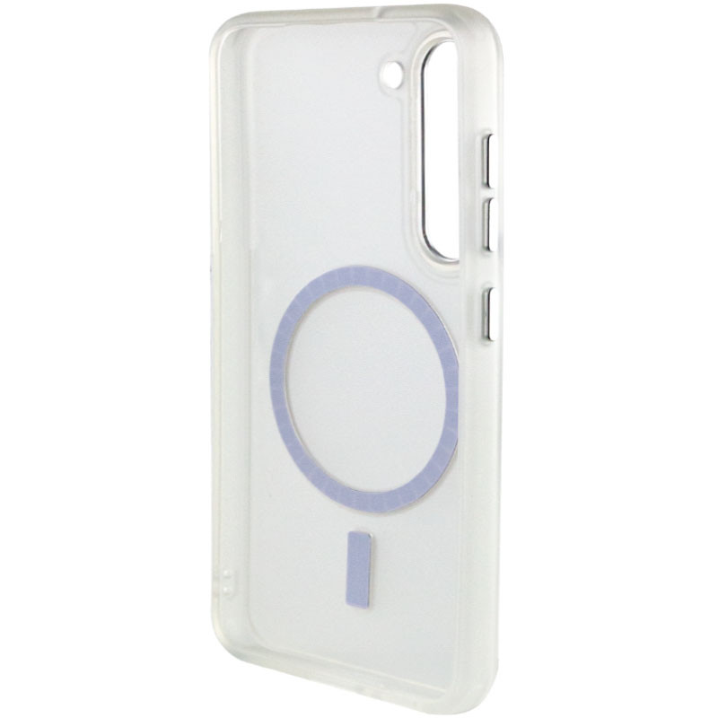 Чехол TPU Lyon frosted with Magnetic Safe для Samsung Galaxy S23 (White) в магазине vchehle.ua