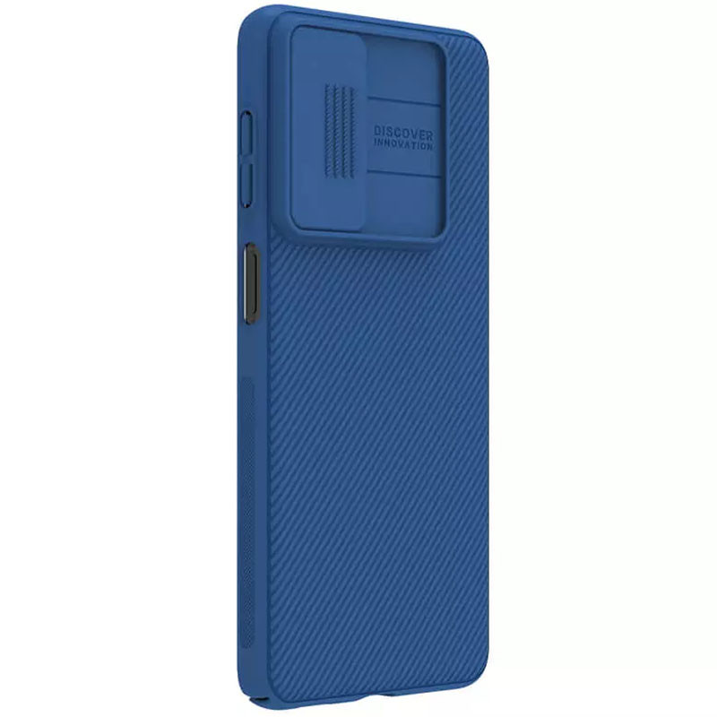 Карбонова накладка Nillkin Camshield (шторка на камеру) на Samsung Galaxy M54 5G (Синій / Blue) в магазині vchehle.ua