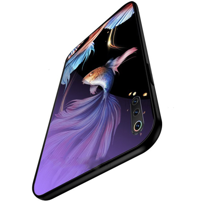 Замовити TPU+Glass чохол, що світиться в темряві на Xiaomi Mi 9 Pro (Рибка) на vchehle.ua