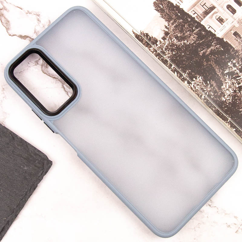 Чехол TPU+PC Lyon Frosted для Motorola Edge 50 Fusion / G85 (Sierra Blue) в магазине vchehle.ua