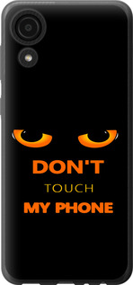 Чехол Don't touch the phone для Samsung Galaxy A03 Core A032F
