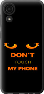 Чехол Don't touch the phone для Samsung Galaxy A03 Core A032F