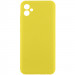 Чехол Silicone Cover Lakshmi Full Camera (AA) для Samsung Galaxy A06 (Желтый / Flash)