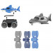 Фото Інтерактивний трек з інерційною машинкою SHT 5510-3 Shark Trak (92pcs/1CAR) (Blue) в маназині vchehle.ua