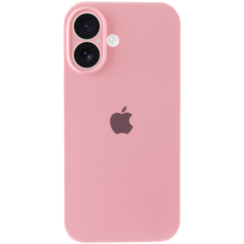 Купить Чехол Silicone Case Full Camera Protective (AA) для Apple iPhone 16 (6.1") (Розовый / Light pink) на vchehle.ua