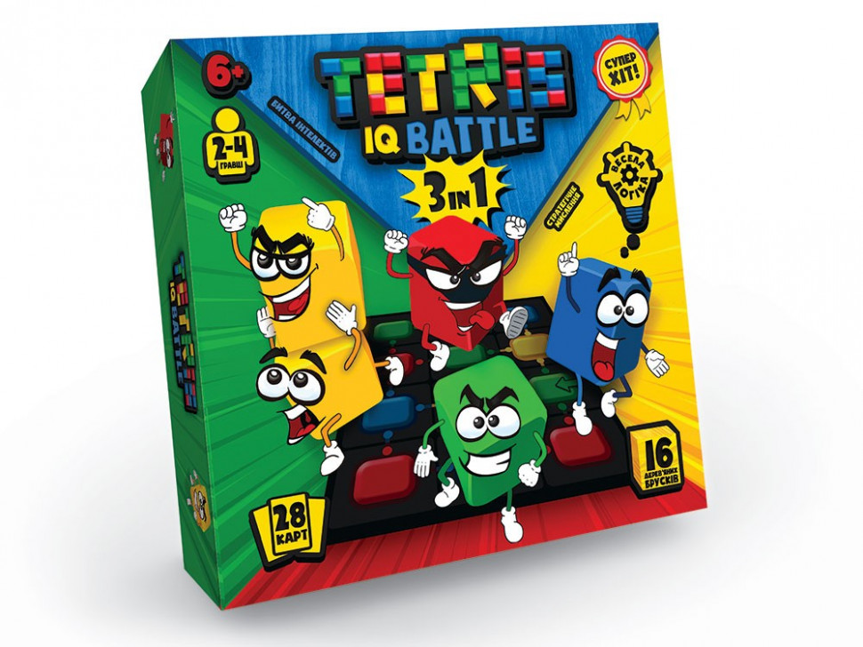 Развлекательная игра "Tetris IQ battle 3in1" укр. G-TIB-02U