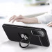 Фото TPU чехол Deen ColorRing под магнитный держатель (opp) для Samsung Galaxy S20 FE (Черный / Черный) на vchehle.ua