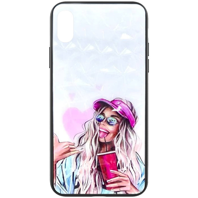 TPU+PC чохол Prisma Ladies на Apple iPhone XR (6.1") (Cocktail)