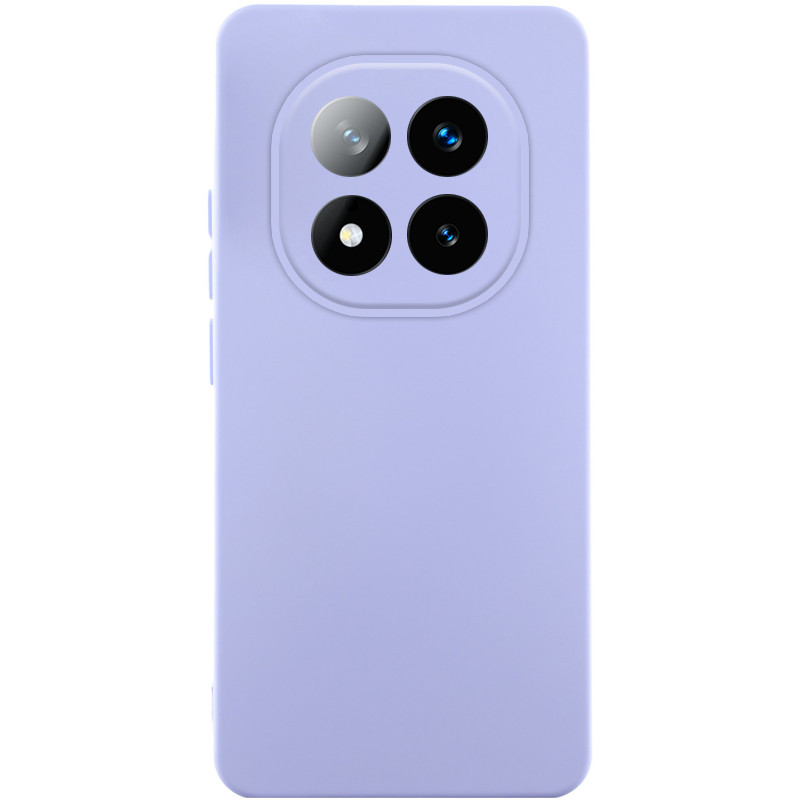 Чохол Silicone Cover Lakshmi Full Camera (AA) на Xiaomi Redmi Note 14 Pro 4G/5G (Бузковий / Dasheen)