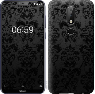 

Чохол Візерунок чорний на Nokia 6.1 Plus 690684
