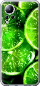 Чохол Зелені часточки лимона на Infinix Note 12