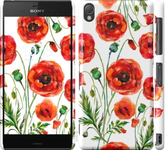 

Чехол Нарисованные маки для Sony Xperia Z3 743999