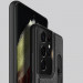 Кожаная накладка Nillkin Aoge (с держателем ручки) для Samsung Galaxy S21 Ultra (Черный) в магазине vchehle.ua