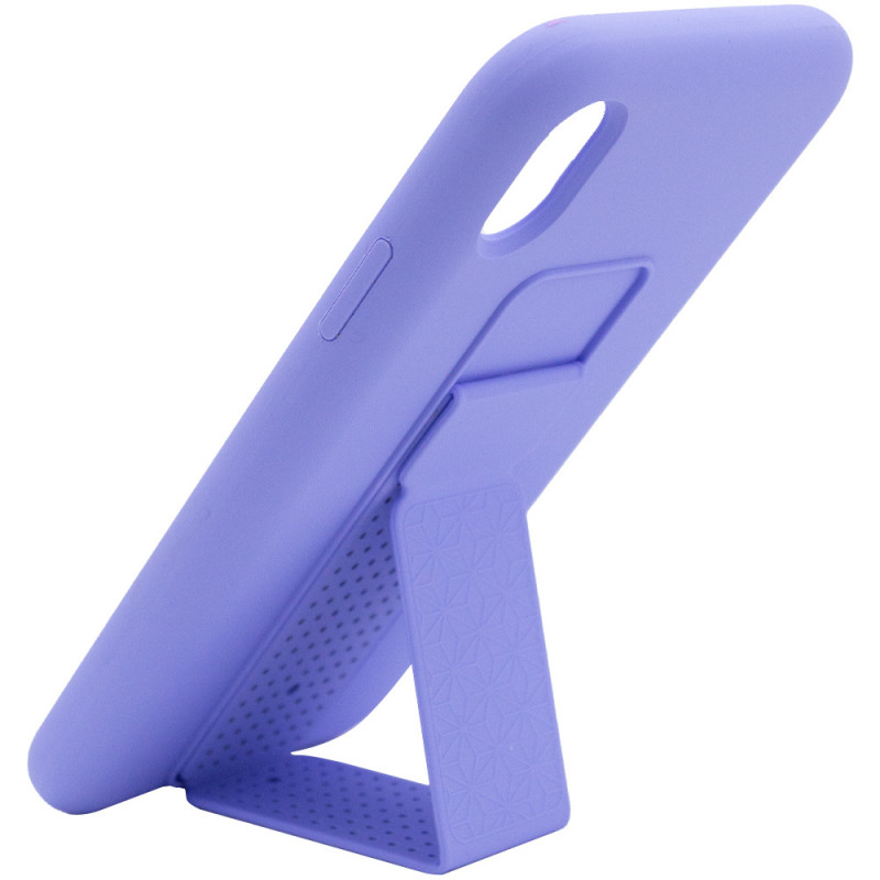 

Чохол Silicone Case Hand Holder для iPhone XS (5.8") (Бузковий / Dasheen) 1096611