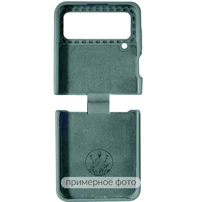 Фото Чехол Foldables Silicone Cover Lakshmi (AAA) для Samsung Galaxy Z Flip4 (Зеленый / Cyprus Green) на vchehle.ua