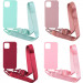 Чехол Crossbody с длинным цветным ремешком для Apple iPhone 14 (6.1")