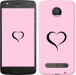 Чохол Серце 1 на Motorola Moto Z2 Play