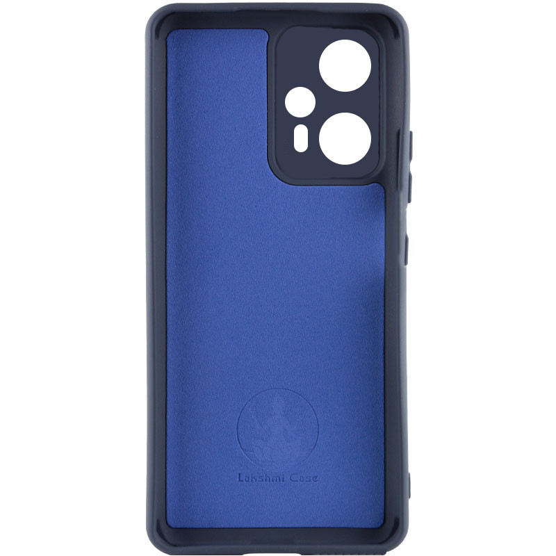 Фото Чохол Silicone Cover Lakshmi Full Camera (A) на Xiaomi Redmi Note 12T Pro (Синій / Midnight Blue) на vchehle.ua