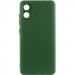 Чехол TPU GETMAN Liquid Silk Full Camera для Motorola Moto E13 (Зеленый / Dark green)