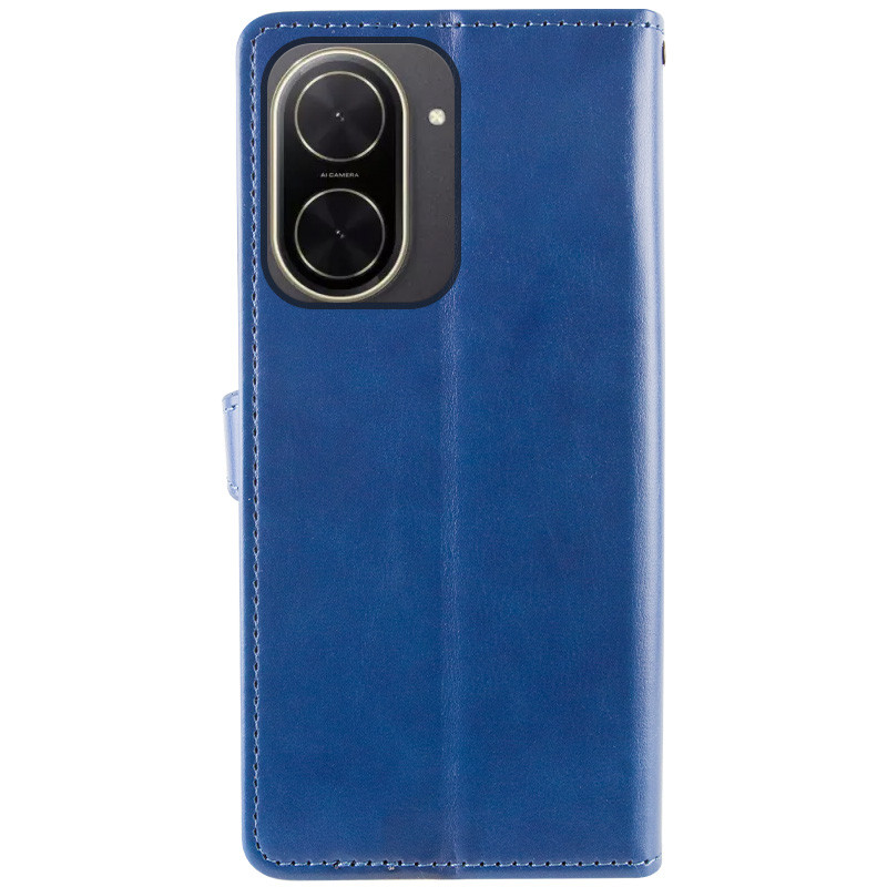 Фото Шкіряний чохол-книжка GETMAN Gallant (PU) для Xiaomi Poco C71 (Синій) на vchehle.ua