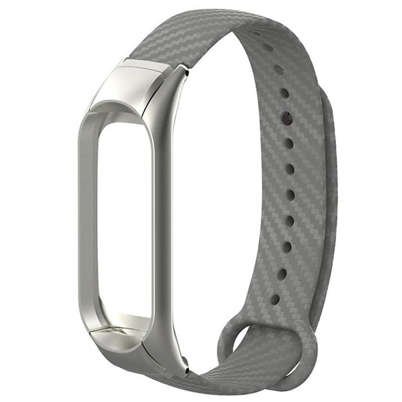 

Ремешок Carbon для Xiaomi Mi Band 5 / 6 (Серый) 930463