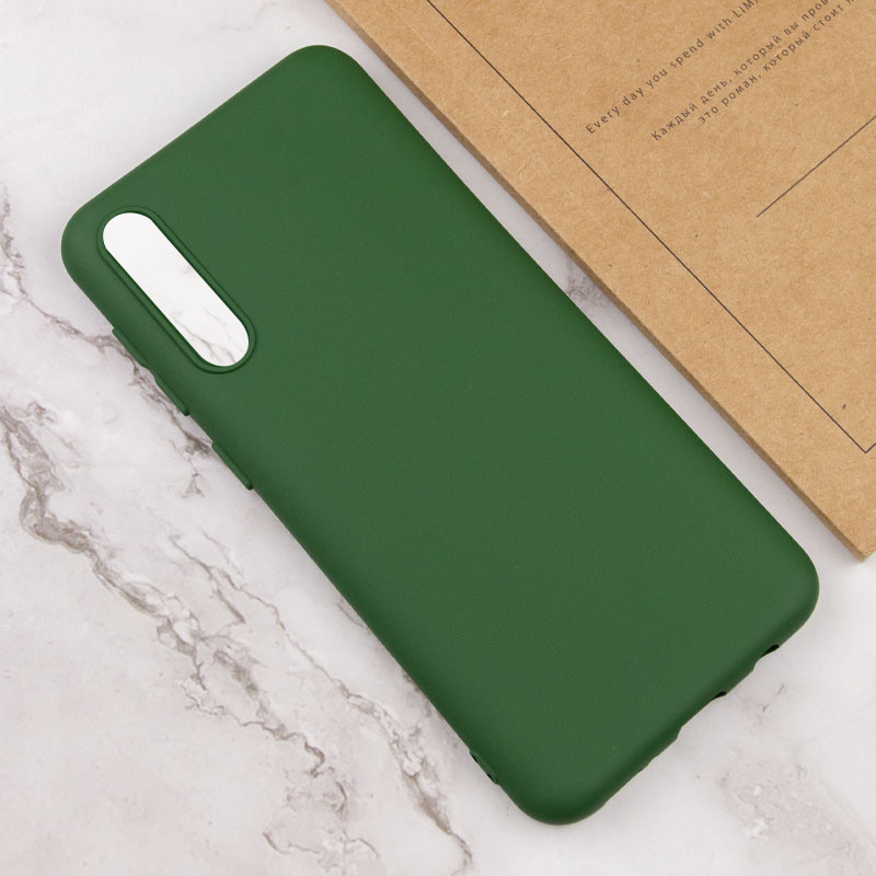 Чохол Silicone Cover Lakshmi (AA) на Samsung Galaxy A50 (A505F) / A50s / A30s (Зелений / Dark green) в магазині vchehle.ua