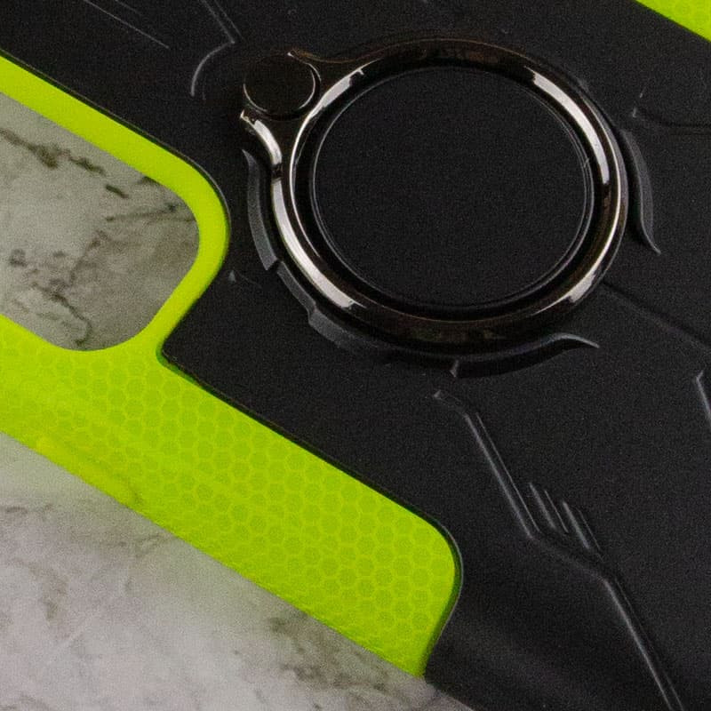 Удароміцний чохол Protective Ring на TECNO Spark 7 Pro (Салатовий) в магазині vchehle.ua