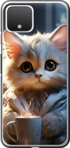 Чехол White cat для Google Pixel 4