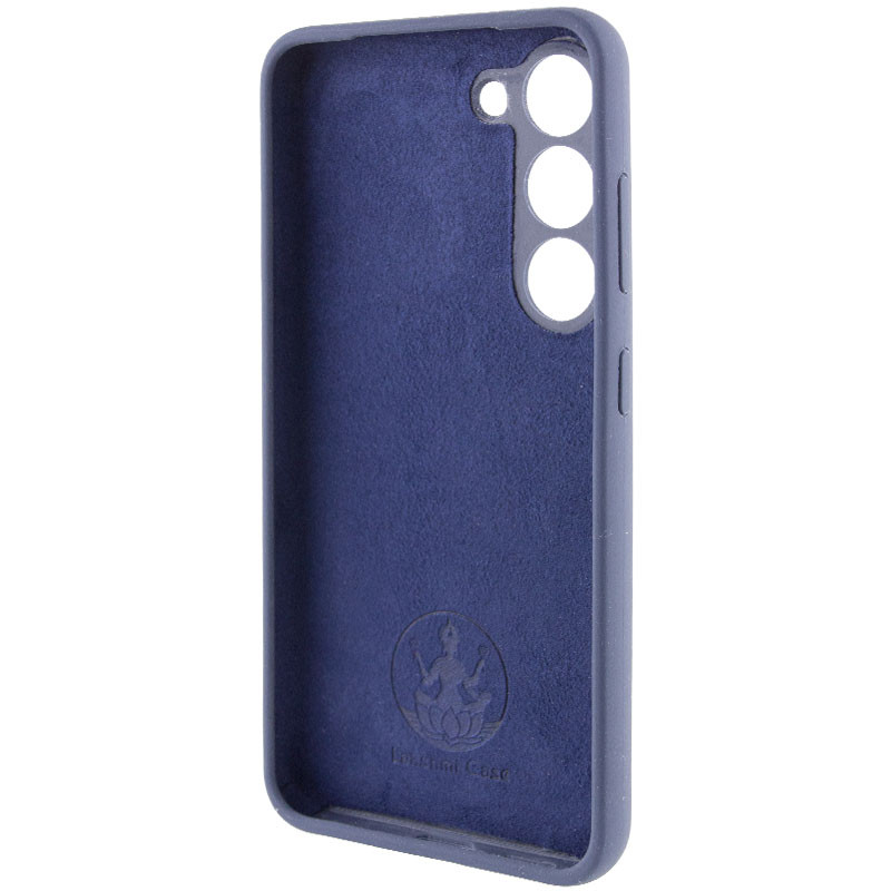 Чохол Silicone Cover Lakshmi Full Camera (AAA) на Samsung Galaxy S24 FE (Темно-синій / Midnight blue) в магазині vchehle.ua