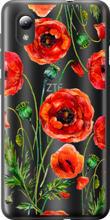 

Чехол Нарисованные маки для ZTE Blade A3 2019 1633753