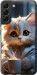 Чохол White cat на Samsung Galaxy S22 Plus