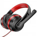 Фото Накладные наушники Hoco W103 Magic Tour Gaming (3.5mm/1.2m) (Красный) в магазине vchehle.ua