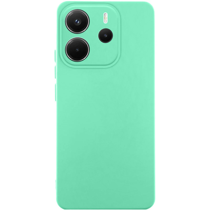 Чехол Silicone Cover Lakshmi Full Camera (AA) для Xiaomi Redmi Note 14 4G (Int. version) (Ментоловый / Mint)