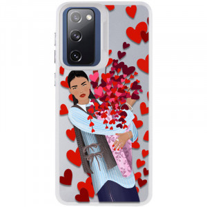 TPU+PC чехол TakiTaki Love magic glow для Samsung Galaxy S20 FE