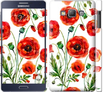 

Чехол Нарисованные маки для Samsung Galaxy A7 A700H 743795
