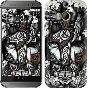 

Чехол Тату Викинг для HTC One M8 348953