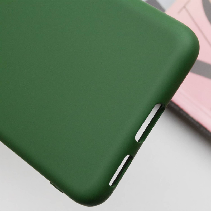 Купити Чохол Silicone Cover Lakshmi (AA) на Samsung Galaxy S21 (Зелений / Dark green) на vchehle.ua